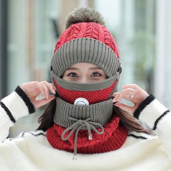 Women's Knit Beanie Hat - Image 2