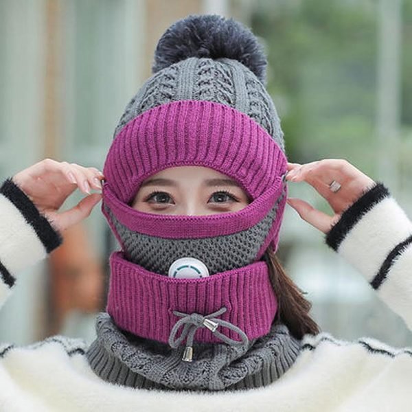 Women's Knit Beanie Hat - Image 3