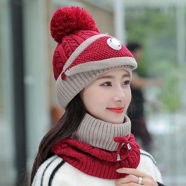 Women's Knit Beanie Hat - Image 5